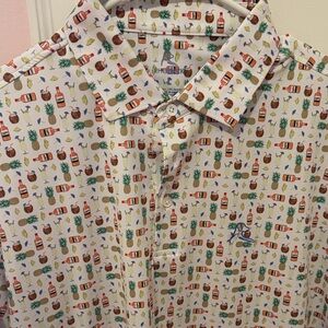 Rhoback Piña Colada Polo Shirt Large